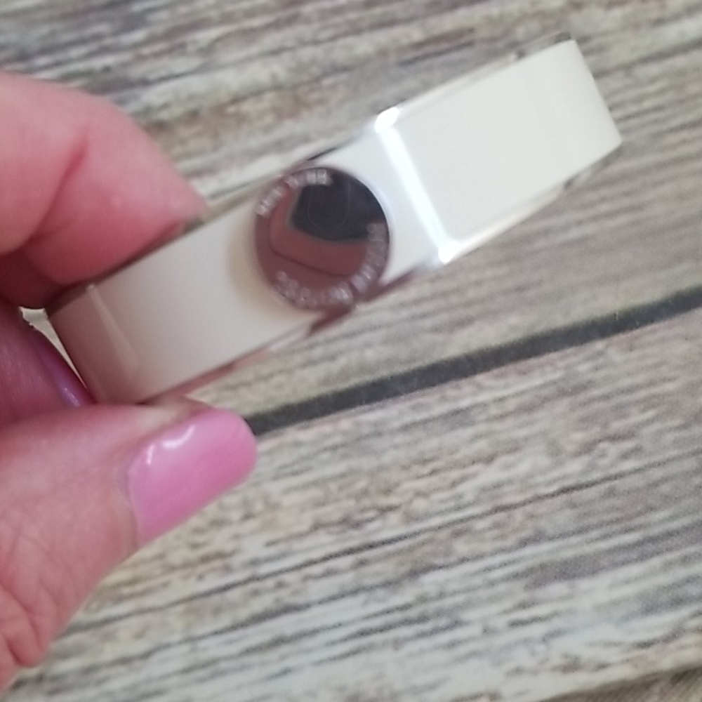 Henri Bendel White Enamel Bangle